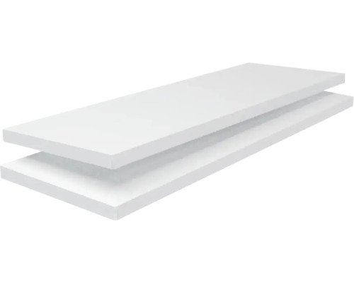 Schulte Regalboden weiss 100 x 3,5 x 35 cm 2er-Pack Stecksystem