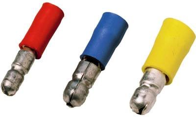 Weidmüller 1492060000 Rundsteckhülse 4 mm² 6 mm² Teilisoliert Gelb 100 St.