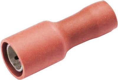 Vogt Verbindungstechnik 3915S Rundsteckhülse 0.50 mm² 1 mm² Stift-Ø: 4 mm Vollisoliert Rot 1 St.