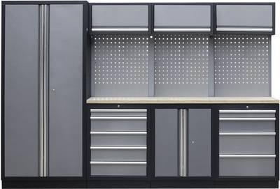 Kunzer WESH2 Werkstattmodul (B x H x T) 2955 x 2000 x 458 mm Schwarz, Grau