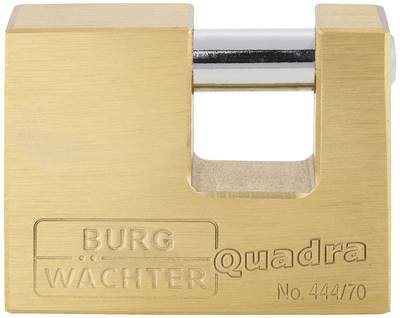 Burg Wächter 28680 Vorhängeschloss 70.00 mm verschieden schließend Messing Schlüsselschloss