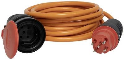 Brennenstuhl 1166792831 Strom Verlängerungskabel 16 A Schwarz, Rot, Orange 5 m AT-N07V3V3-F 5G1,5 mm²