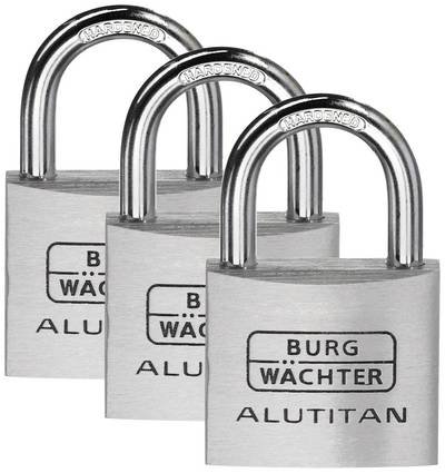 Burg Wächter 36251 Vorhängeschloss 40.00 mm gleichschließend Aluminium Schlüsselschloss