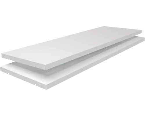Schulte Regalboden weiss 120 x 3,5 x 40 cm 2er-Pack Stecksystem