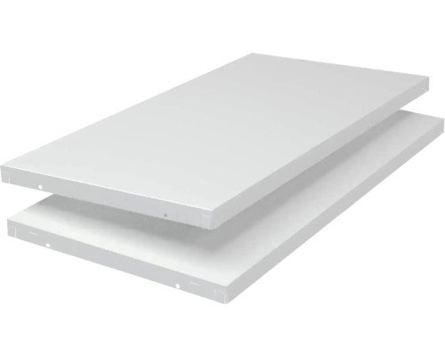 Schulte Regalboden weiss 80 x 3,5 x 40 cm 2er-Pack Stecksystem