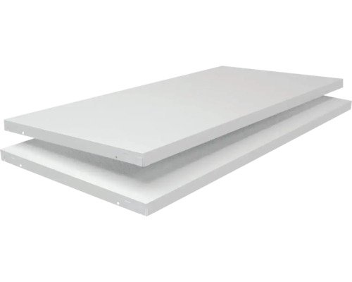 Schulte Regalboden weiss 100 x 3,5 x 50 cm 2er-Pack Stecksystem