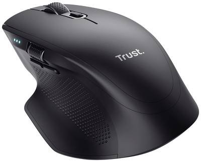 Trust OZAA+ MULTI-CONNECT Maus Funk Optisch Schwarz 6 Tasten 3200 dpi Integriertes Scrollrad