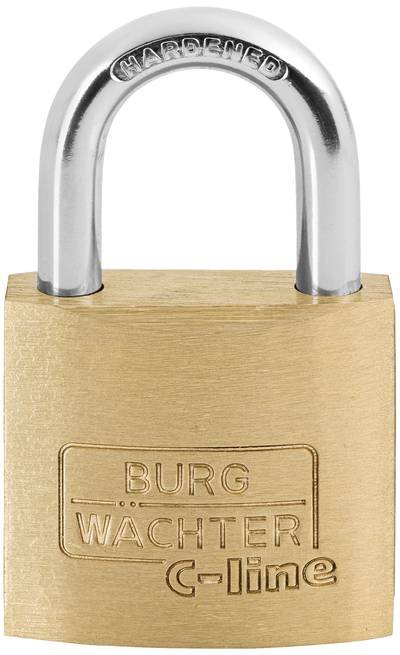 Burg Wächter 3001 Vorhängeschloss 30.00 mm verschieden schließend Messing Schlüsselschloss
