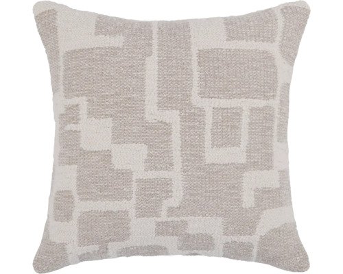 Dekokissen Cotton beige braun 45x45 cm