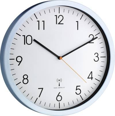 TFA Dostmann 60.3517.55 Funk Wanduhr 30.5 cm x 4.5 cm Aluminium (matt)