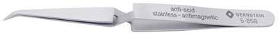 Bernstein Tools for Electronics 5-858 Universalpinzette 31c Flach, gebogen 125 mm