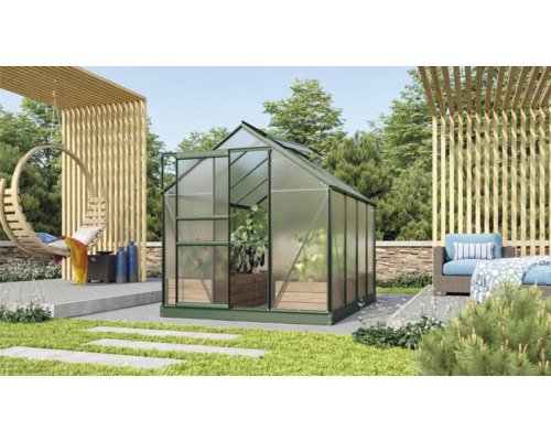 Gewächshaus Vitavia Venus 5000 195x257 cm grün