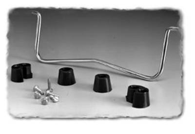 Hammond Electronics 1427D10 Haltevorrichtung Chrom (L x B x H) 241.34 x 5 x 63.53 mm 1 St.