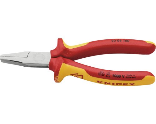 Knipex Flachzange verchromt 160 mm