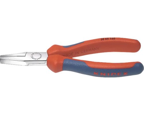 Knipex Flachzange verchromt/verzinkt 160 mm