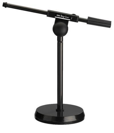 Monacor MS-100/SW Mikrofon-Tischstativ Außengewinde: 3/8", 5/8"