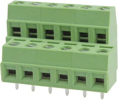 Degson DG127A-5.08-06P-14-00AH Schraubklemmblock 2.08 mm² Polzahl 6 Grün 1 St.