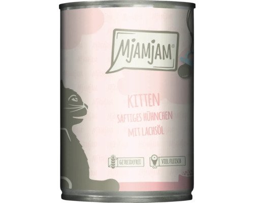 MjAMjAM Kitten Huhn mit Lachsöl 400 g