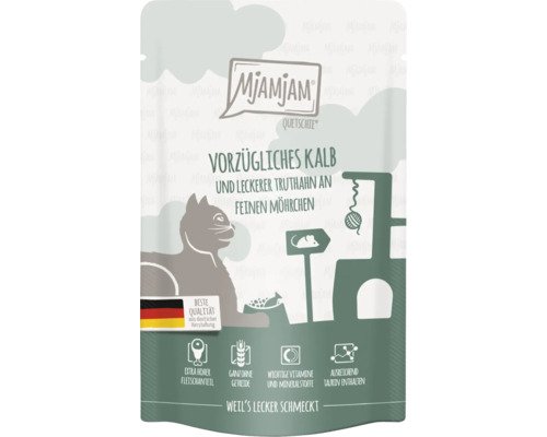 MjAMjAM Kalb und Truthahn 125 g