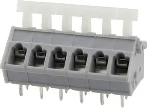 Degson DG243-5.0-02P-11-00AH-1 Federkraftklemmblock 3.31 mm² Polzahl 2 Grau 1 St.