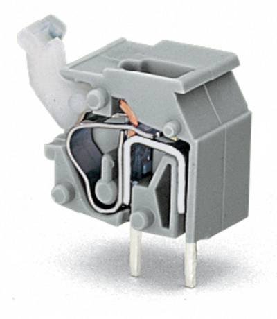 WAGO 255-601 Federkraftklemmblock 2.50 mm² Polzahl 1 Grau 300 St.