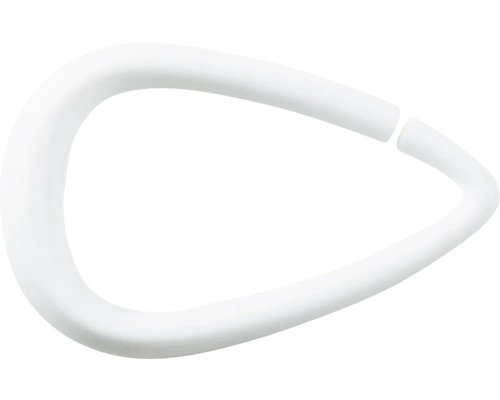 Duschvorhangring Spirella Drop weiss 12 Stk