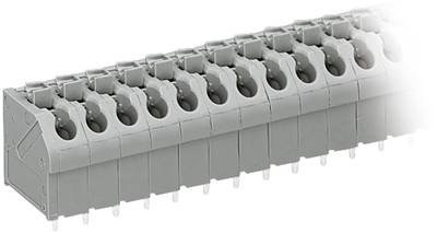 WAGO 250-502 Federkraftklemmblock 1.00 mm² Polzahl 2 Grau 1 St.