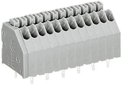 WAGO 250-412 Federkraftklemmblock 0.50 mm² Polzahl 12 Grau 1 St.