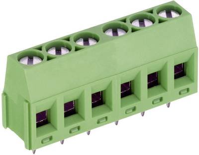 PTR Hartmann 50350020005F Schraubklemmblock 1.50 mm² Polzahl 2 Grün 1 St.