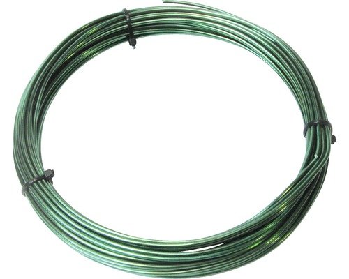 Pösamo Aluminiumdraht grün lackiert 2 mm 100 g