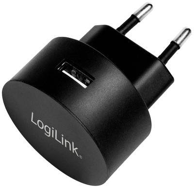 LogiLink LogiLink USB wall charger - Netzteil - 10.5 Watt - 2.1 A (USB) USB Ladegerät 10.5 W 1x USB-A Schwarz Innenberei