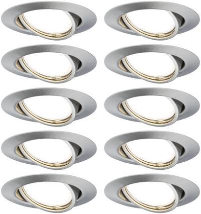 Paulmann 93399 LED-Einbauleuchte LED GU10 Eisen (gebürstet)
