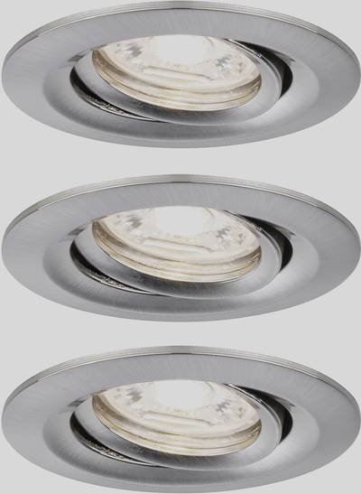 Paulmann 94295 EBL Nova mini Coin LED-Einbauleuchte 3er Set 4 W Eisen