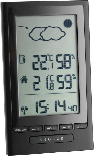 TFA Dostmann Modus Plus 351122 Funk-Wetterstation Vorhersage für 12 bis 24 Stunden Anzahl Sensoren max. 3