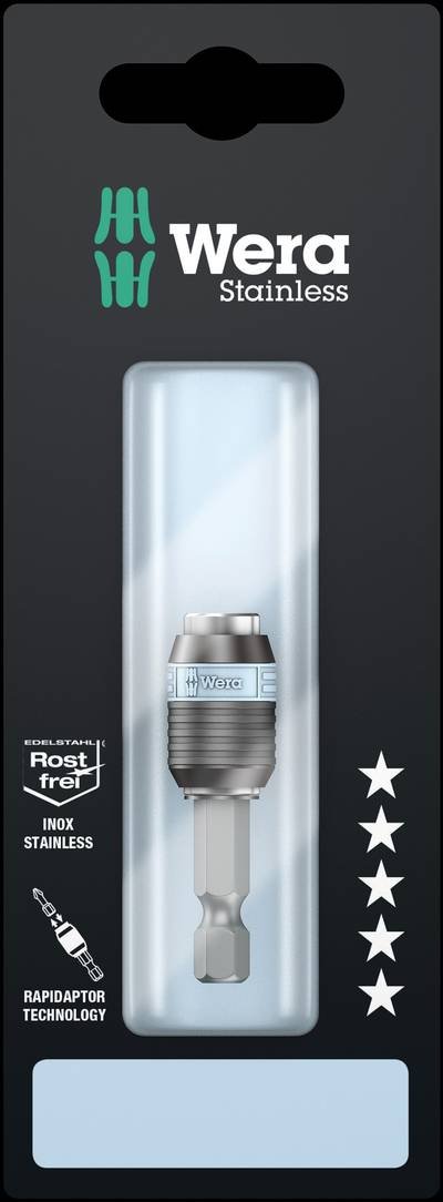 Wera 3888/4/1 K 05073616001 Wera 3888/4/1 K 05073616001 3888/4/1 K Edelstahl-Rapidaptor 6,3 mm 50 mm 50 mm
