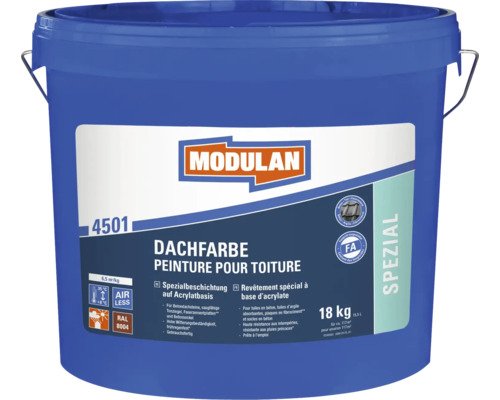 MODULAN 4501 Dachfarbe RAL 8004 ziegelrot 18 kg
