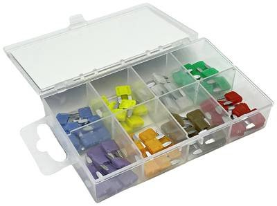 ESKA 341.750 Kfz Mini Flachsicherung 2 A, 4 A, 5 A, 7.5 A, 10 A, 15 A, 20 A, 25 A, 30 A Violett, Orange, Braun, Rot, Bla