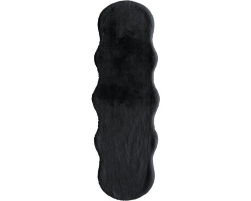 Teppich Romance shape schwarz 55x160 cm