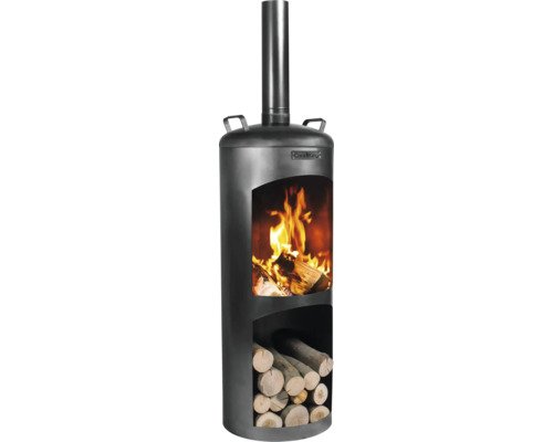 Grillkamin Faro Cook King 40x158 cm schwarz