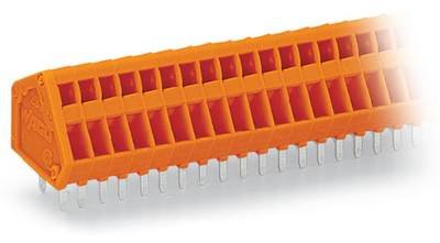 WAGO 233-424 Federkraftklemmblock 0.50 mm² Polzahl 24 Orange 80 St.