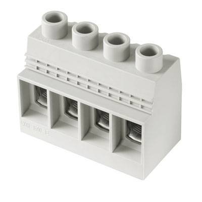 Weidmüller 1047230000 Schraubklemmblock 35 mm² Polzahl 4 Kiesel-Grau 10 St.