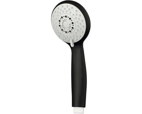 basano Handbrause Ø 8 cm 3 fach verstellbar schwarz matt