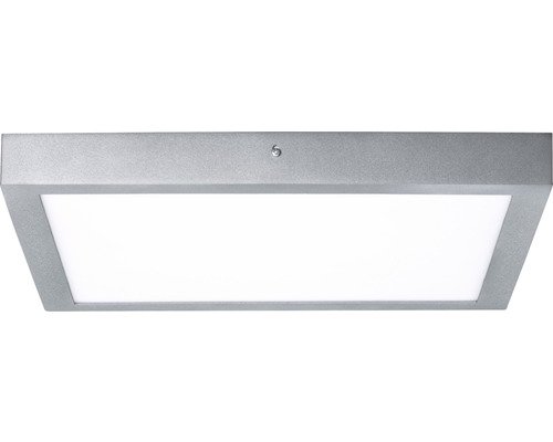 LED Panel Lunar aluminium/chrom/matt 4-eckig 400 x 400 mm 20,5 W