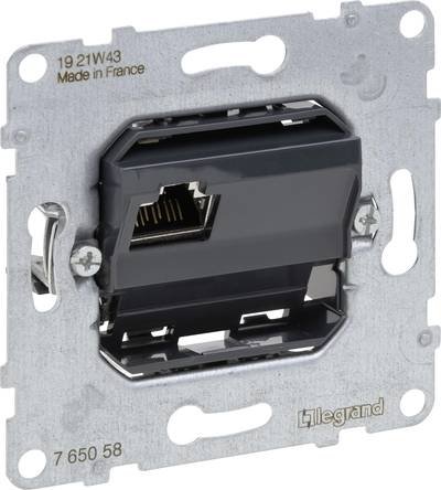 Legrand Einsatz Netzwerkdose, Unterputz Seano Schwarz, Metall 765058 1 St.