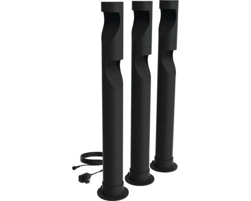 Philips Wegeleuchte Desi 2x1,5 W schwarz