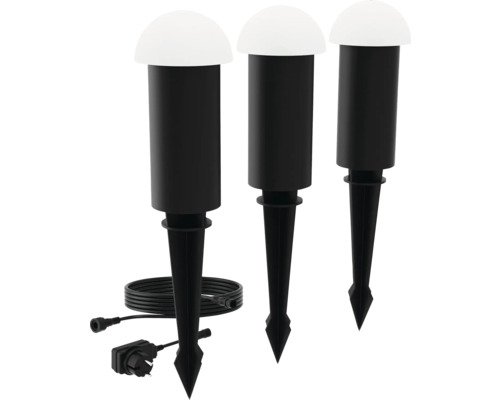 Philips Bodenspot Edwina 3x1,5 W schwarz