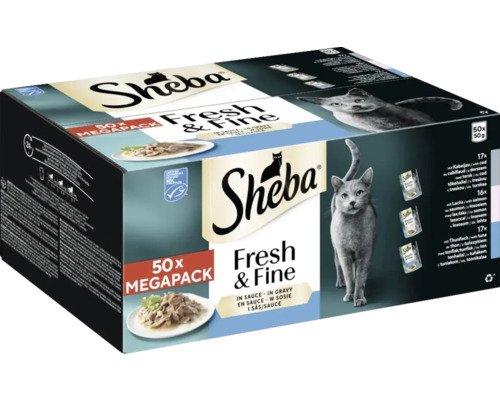 Sheba Fresh&Fine 50x50 g Fisch MSC