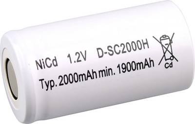 Mexcel Spezial-Akku Sub-C NiCd 1.2 V 2000 mAh 1 St.