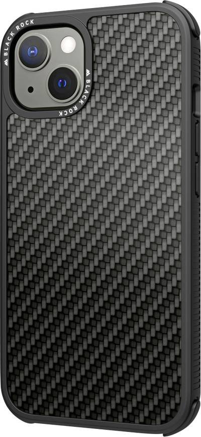 Cover "Robust Real Carbon" für Apple iPhone 13, Schwarz