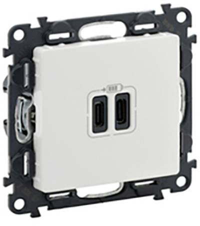 Legrand USB-Steckdose Valena Life Allure Weiß 753107 5 St.